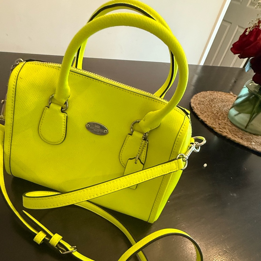 Vibrant Yellow Handbag